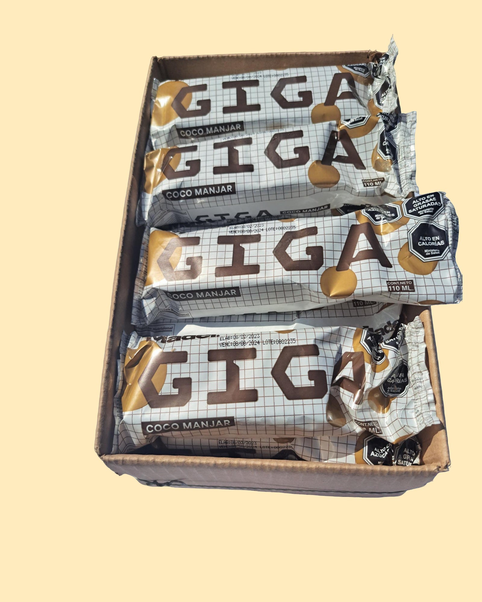 Caja Especial Giga / 4 Sabores / 110 ml. / 20 unidades